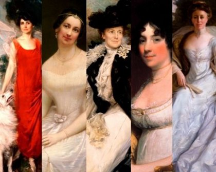 History and the first ladies: How do they rate? First ladies (from left) Grace Coolidge, Julia Tyler, Edith Roosevelt (wife of Theodore Roosevelt), Dolley Madison and Helen Taft.
